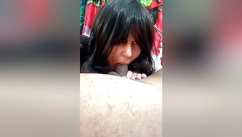 Amateur brunette takes an innocent bbc with the boy