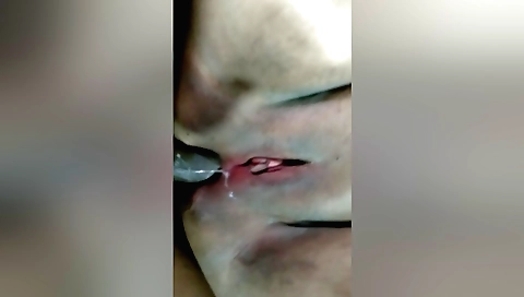 Indian girlfriend in a hot position getting fucked