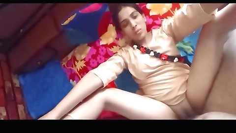 Indian brunette gets banged after class in her classroom