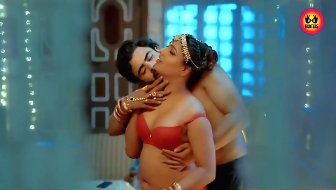 Busty brunette teen with big boobs makes a workout video