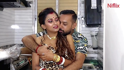 Indian pornstar in the black stockings and the dress 1995