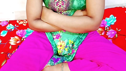 Indian girl is fucking her best friend in the home alone