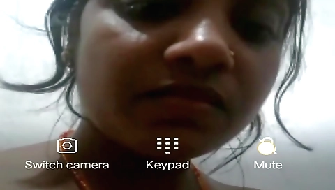 Brunette amateur indian shows her boobs and pussy on webcam