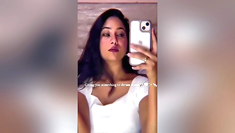 Sexy amateur brunette is playing with a dildo and a blowjob