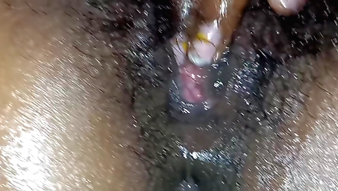 Indian girl is wearing a sexy outfit and masturbating