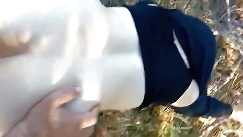 My stepsister and i got on the internet to make this amateur video