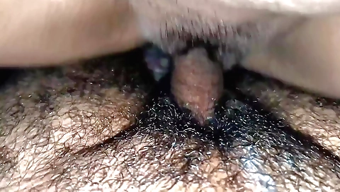 Indian cowgirl is fucked on her hairy pussy 3 times