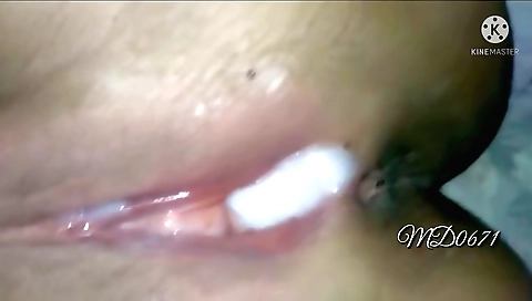 Hot milf with a big booty creampie from her stepmom and husband