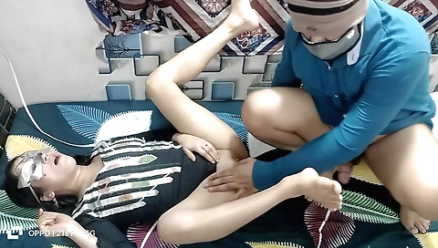 Indian couple has a wild night of fucking in the bedroom