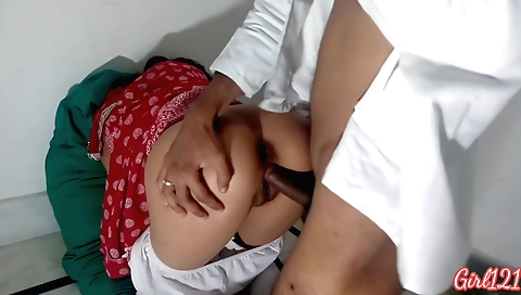 Horny wife masturbates and then fuck her husband and doctor