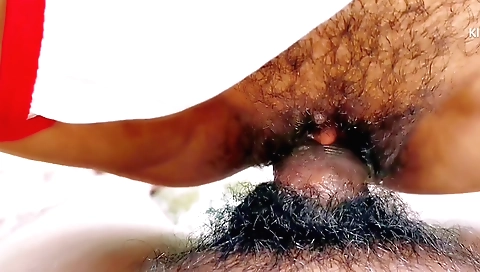 Hairy indian babe fucked in the jungle by her stepbrother