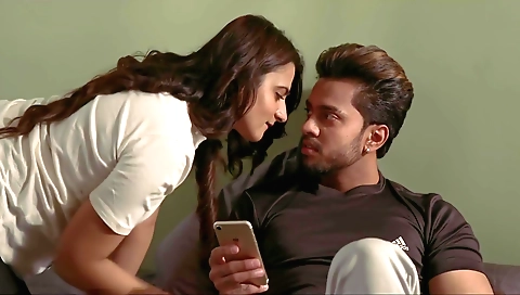 Hot brunette babe gets fucked in her pussy in this hd porn