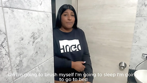 Amateur stepsister fucked in the shower by stepdad