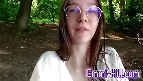 Indian girl wearing sexy clothes is showing herself outdoors