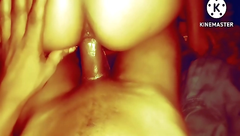 Indian amateur video scene of a hot girl and a big ass