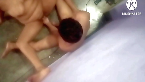 Indian desi porn video with a hairy chick and her boyfriend