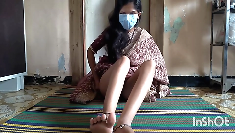 Shivani masturbates first time with great pleasure
