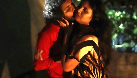 Brunette brunette with round ass fucked in the living room