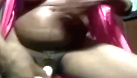 Big ass girl with a hairy pussy masturbates with a toy