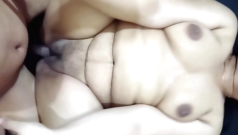 Horny horny whore with a nice hairy pussy is fucked