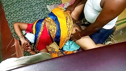 Indian girl showing off her big ass and pussy to a young boy