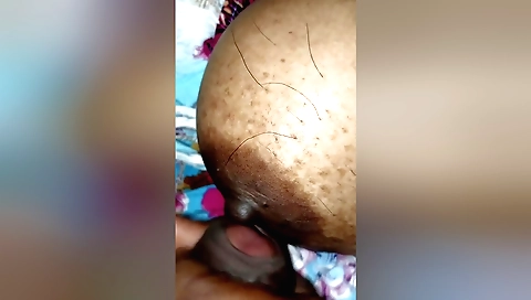 Hot big titted brunette gets her pussy fucked in POV