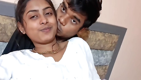 Amateur brunette fucker gets fucked by a horny guy 1