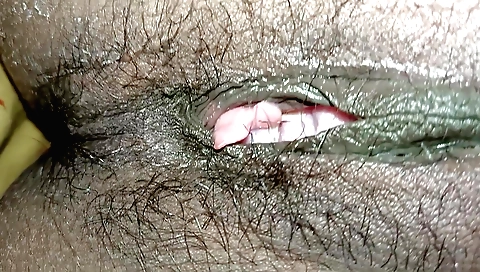 Indian babe in her white lingerie moans from being fucked