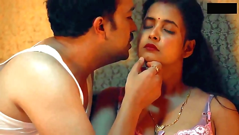 Busty teen 18+ is watching a video with her partner