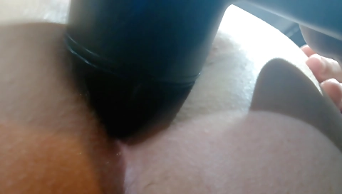 Anal fucked hard and passionately with a sex machine