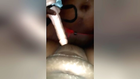 Indian girl with a nice hairy body is a good fit for a toy