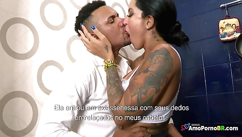 Busty indian milf takes care of her hubby's darling