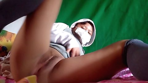 Amateur teen 18+ receives some homemade porn scene from behind