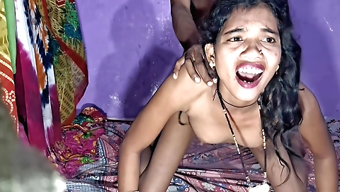 Savita bhabhi gets naked in the bedroom and takes her lover's cock