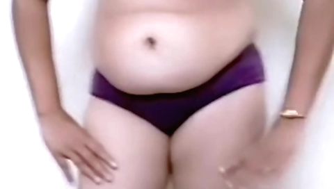 Indian wife in sexy lingerie is showing us her body