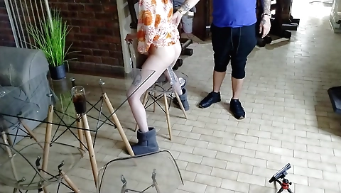 Indian girl with a nice ass and a big natural tits