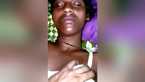 Amateur brunette girl with small tits and a nice body