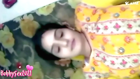 Indian hairy brunette girl fucked by her stepbrother