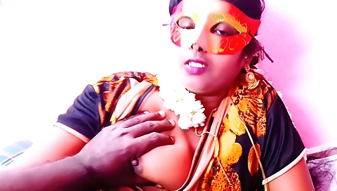 Amateur brunette fucked herself by her stepbrother