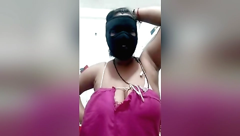 Indian beauty is naked in this homemade solo video