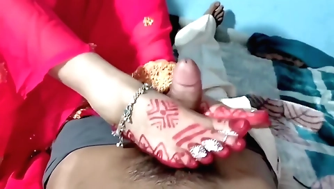 Nasty brunette milf in a hot indian foot fetish scene