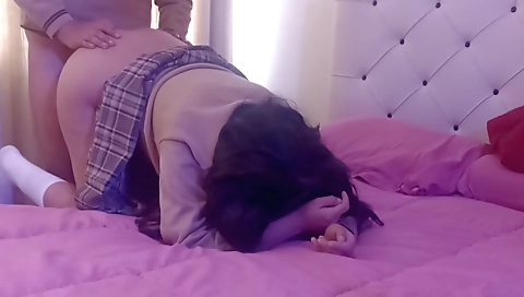 Indian amateur amateur girl with a big ass gets creampied