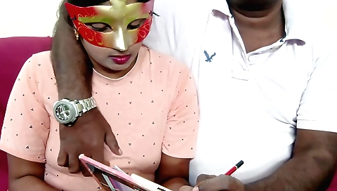 Amateur teen with big tits fucked her tuition teacher