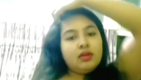 Indian teen in sexy lingerie shows off her big boobs