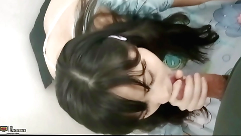 Indian brunette hairy girl gets a big dick inside her