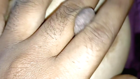 Girl in a short skirt and a blouse is making a video