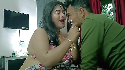 Indian milf with big tits gets fucked after she gets licked