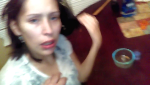 Sexy brunette fucked by a young brunette and a lesbian